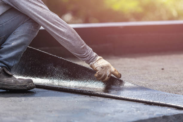 Professional Waterproofing technician working in Sadsburyville, PA